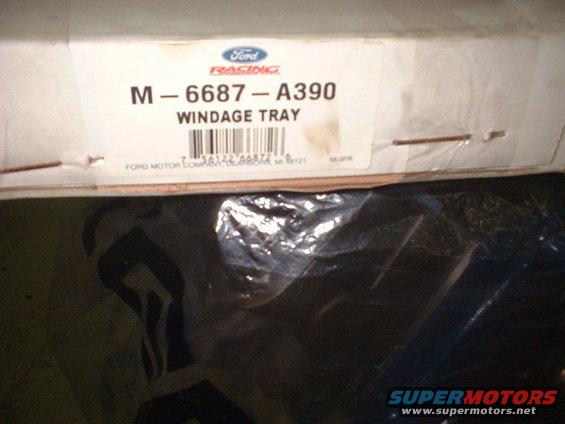 Ford Racing M-6687-A390 windage tray box