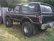 1979 Ford Bronco - This 1979 Ford Bronco features a lifted suspension and oversized off-road tires.