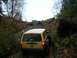 1979 Ford Bronco - A yellow Jeep Cherokee XJ navigates a challenging rocky trail with other vehicles in the background.