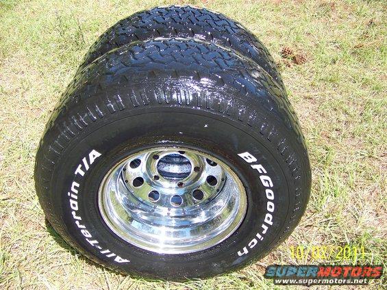 on steel bullet hole rims 5 on 5.5 