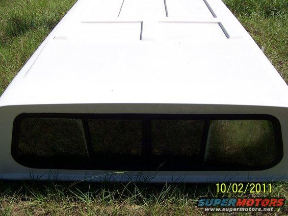 Slider window in front for easy access from cab