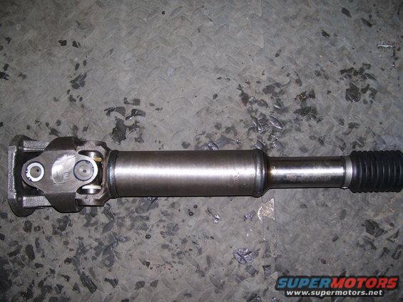 new-driveshaft-(4).jpg Custom driveshaft, started life as a front shaft for a F-350. 1350 U-joints with a custom 1350/1330 joint for the pinion flange.

For information on getting one of these sweet driveshafts talk to Jason at Thurlow Welding & Machine in Fargo, ND  (701) 282-2484