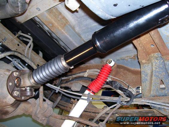 new-driveshaft-(11).jpg Custom driveshaft, started life as a front shaft for a F-350. 1350 U-joints with a custom 1350/1330 joint for the pinion flange.

I know, it looks like it's stretched pretty far--but there is still a lot of inside spline left.

For information on getting one of these sweet driveshafts talk to Jason at Thurlow Welding & Machine in Fargo, ND  (701) 282-2484