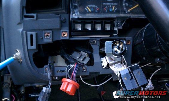 Dash with switches removed