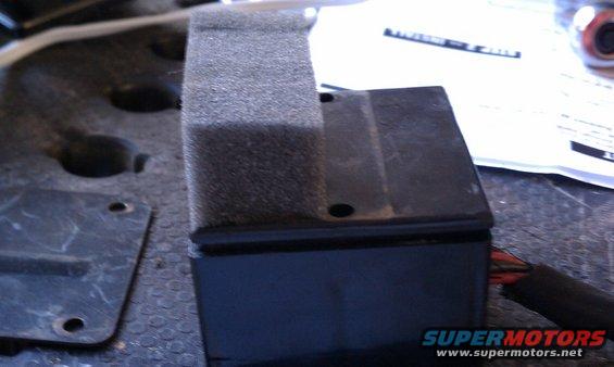 wiper motor assembly with foam filter and wiring