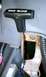 1990 Ford Bronco - Close-up of a brake release lever inside a vehicle's cabin.