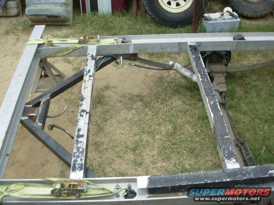 41sparespace.jpg 27.5&quot; should be just enough room between the front 2 floor joists for a hidden spare tire.