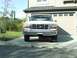 1996 Ford Bronco - Front view of a white 1996 Ford Bronco parked in a driveway.