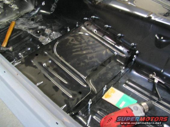 Cleeco'd seat pan.  fit nice with minimal trimming.