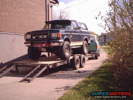 Poor little Bronco. So far from home.