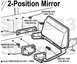 2-Position Breakaway Hi-Lo Mount Mirror
The additional arm (barely visible in the diagram below the...