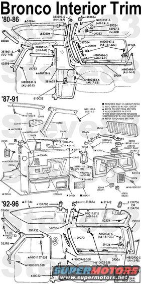 trimb8096.jpg '80-96 Bronco Interior Trim
IF THE IMAGE IS TOO SMALL, click it.

[url=http://www.supermotors.net/registry/media/282491][img]http://www.supermotors.net/getfile/282491/thumbnail/campershelltrim.jpg[/img][/url] . [url=http://www.supermotors.net/vehicles/registry/media/253940][img]http://www.supermotors.net/getfile/253940/thumbnail/bedside-panels-old.jpg[/img][/url] . [url=http://www.supermotors.net/vehicles/registry/media/253937][img]http://www.supermotors.net/getfile/253937/thumbnail/bedside-panels-low.jpg[/img][/url] . [url=http://www.supermotors.net/vehicles/registry/media/253937][img]http://www.supermotors.net/getfile/253937/thumbnail/bedside-panels-low.jpg[/img][/url] . [url=http://www.supermotors.net/vehicles/registry/media/831437][img]http://www.supermotors.net/getfile/831437/thumbnail/headliner8086b.jpg[/img][/url] . [url=http://www.supermotors.net/vehicles/registry/media/724184][img]http://www.supermotors.net/getfile/724184/thumbnail/cabtrim.jpg[/img][/url] . [url=http://www.supermotors.net/vehicles/registry/media/687486][img]http://www.supermotors.net/getfile/687486/thumbnail/roofdiffs8086.jpg[/img][/url]