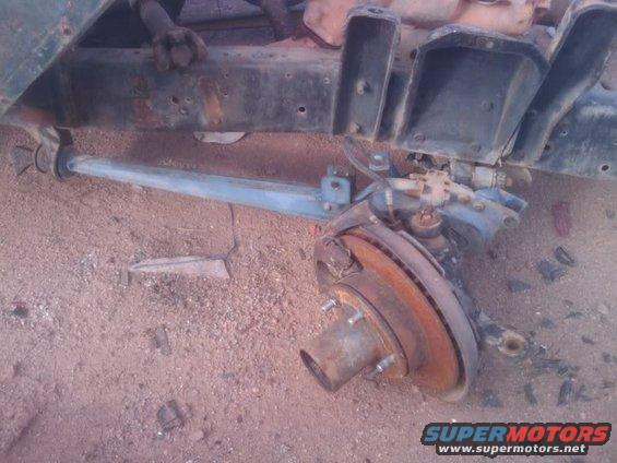 The truck I got the axle out of