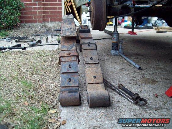 lift spring next to stock spring
