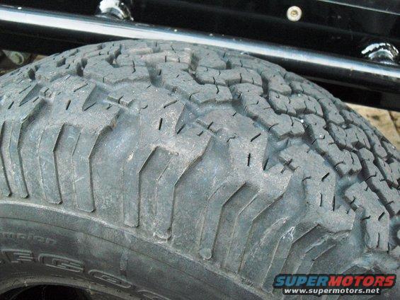 BFGoodrich All-Terrain tire tread detail