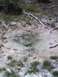 2007 Dodge Caliber - A natural hot spring with clear water, surrounded by dry ground and sparse vegetation.