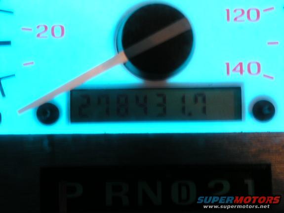 Odometer reads 278431.7. Gear selector shows P R N D 2 1