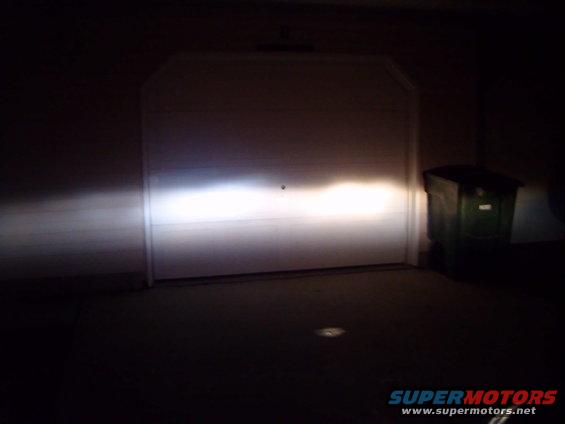 Streetglow Xenon on left (Drivers side) Extravision on right (passenger side)