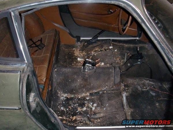 Tearing out the old seats/carpet