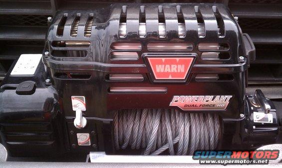 Warn PowerPlant Dual Force HD winch with cable spool