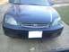 1999 Honda Civic - Front end with the the new headlights, before I painted the faded grill.