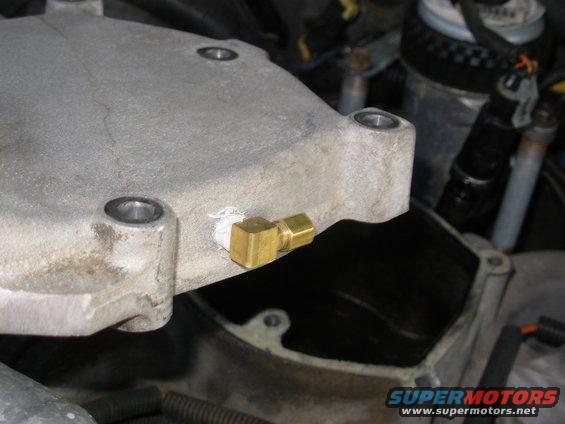 boosttap.jpg To add a mechanical boost gauge, I drilled & tapped the intake plenum for a compression elbow (NAPA 69x2 ~$3).  Teflon tape is taboo, but I made sure none of it was inside before reinstalling the plenum.