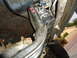 1987 Ford F-150 - Underbody view shows fuel filter and associated lines, with a red mark on one hose.
