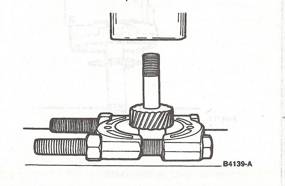 Ford distributor gear removal tool #8