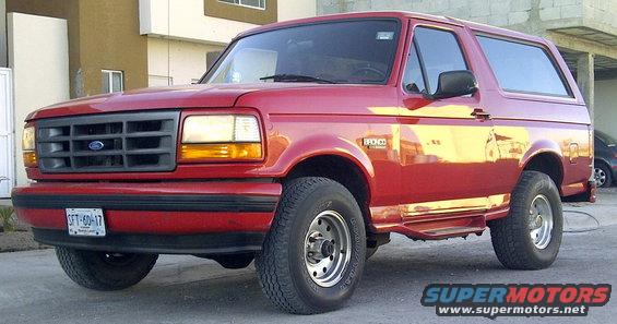 My '95 Bronco 3 days after the purchase...