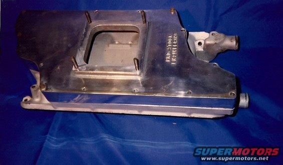 aluminum intake manifold with 'PRO-FLO ENGINEERING' text