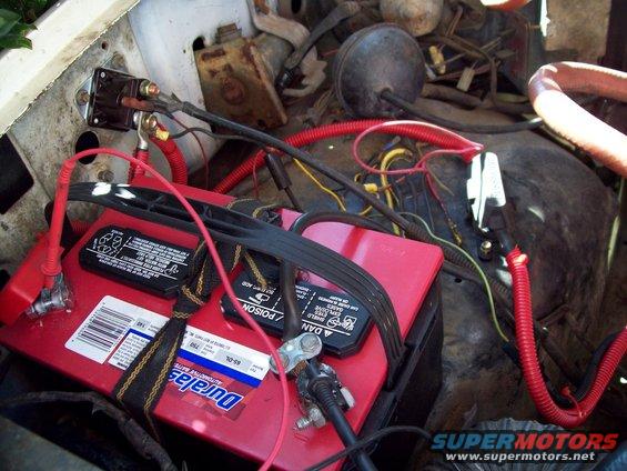 New battery and starter solenoid to match the new alternator