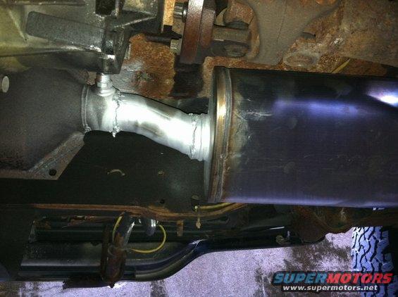 Custom exhaust pipe and muffler