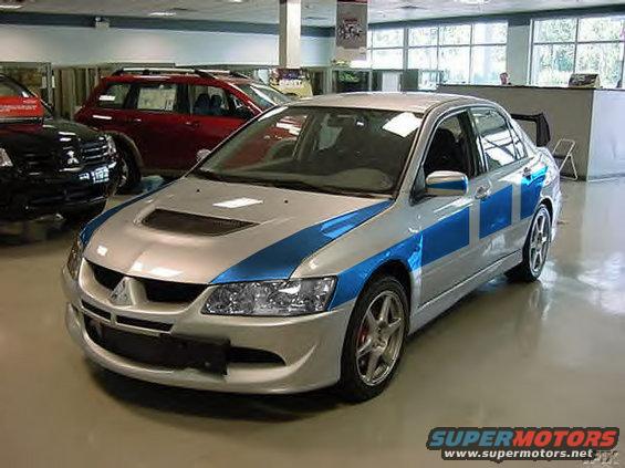 mikeys-evo2.jpg it wont let me load the original pic of the car i used for these evo8 pics, but its just a stock silver one. On most of the evo8 ones i was just expiramenting with paint jobs/colors and stuff. and rim color too.