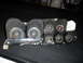 1973 Ford Ranchero - Instrument cluster assembly with multiple gauges, including speedometer and tachometer.