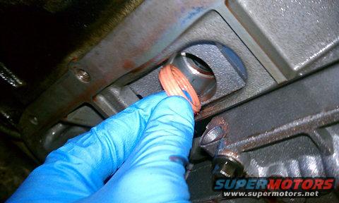 Make sure you carefully pull the filter O ring out from the transmission as well. Sometimes it gets stuck up in there. Usually you can pull it out with your finger, but sometimes you may need a hook to get it out, but be careful not to scratch the inside all up.