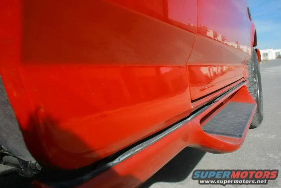 Right stepside is loose...
