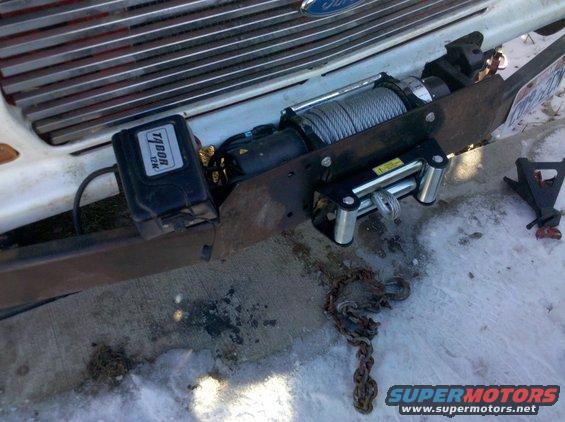 1979 Ford Bronco front with winch and Tabor 12K control box