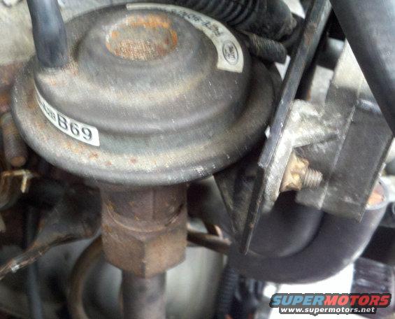 Not only is it not working, its leaking. Parts look up on my '95 do not bring up this style EGR, but the other type with the position sensor on top.