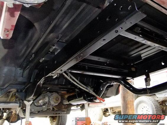1995 Ford Bronco rear chassis and drivetrain after detailing