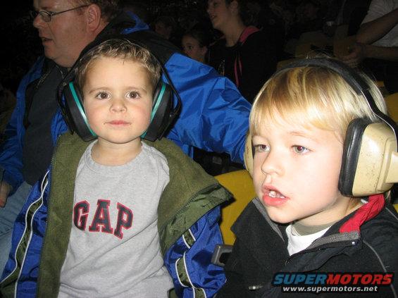 100_0002.jpg Will and Skylar .. gotta have the ear protection