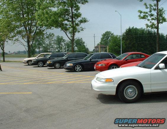 White 2000 Ford Crown Victoria front view