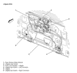 2004 Chevrolet Tahoe - This is a technical diagram illustrating the components and assembly of an engine.
