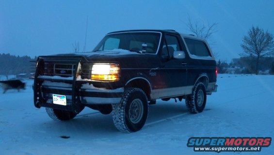snowy cruise at lake Alvin,sd