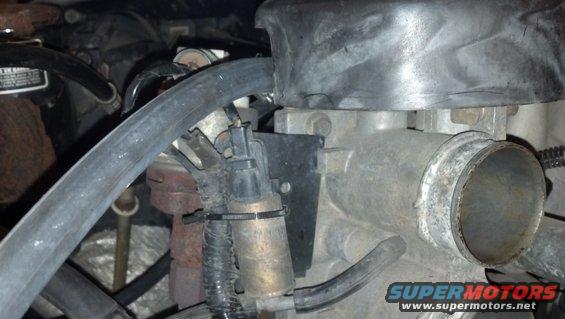 Throttle body /egr area. Just for reference