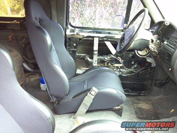 New bucket racing seats and Brand New Carpet Installed