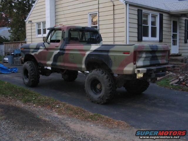 custom rear bumper made by himself