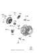1999 Ford Taurus - Exploded view diagram of a Ford transmission assembly with various labeled parts.