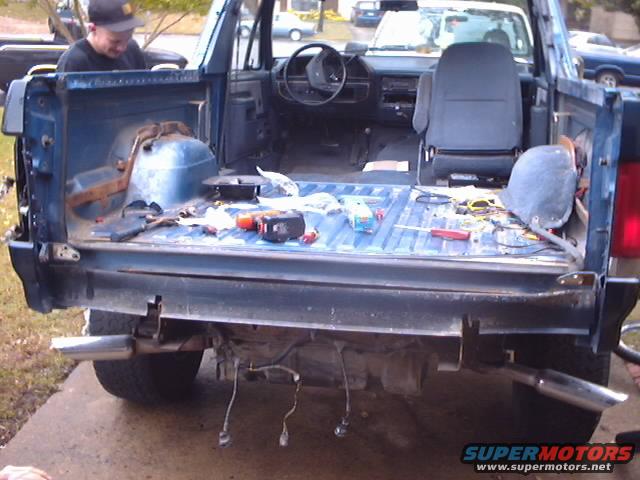 bumper and tailgate off