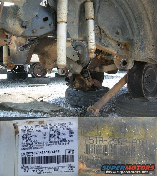 95axledonor.jpg 95 F150 w/TracLok D44IFS, manual hub locks, & floating calipers