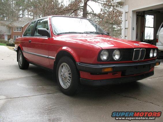 1986 BMW 3 Series coupe parked on a driveway